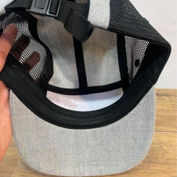 SIX hats flat brim hat. Gray/black. Adjustable. NWOT. Adult. - Picture 8 of 10